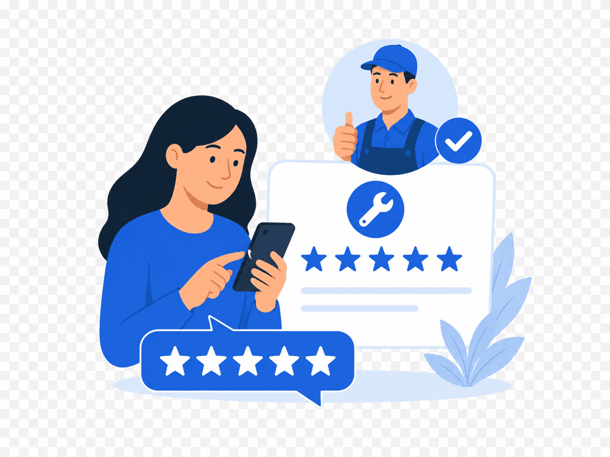 报修工单系统 - 服务评价与统计