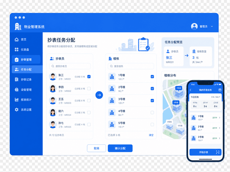 移动抄表计费 - 用量费用核算