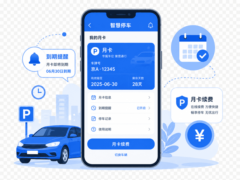 智慧停车系统 - 访客预约停车