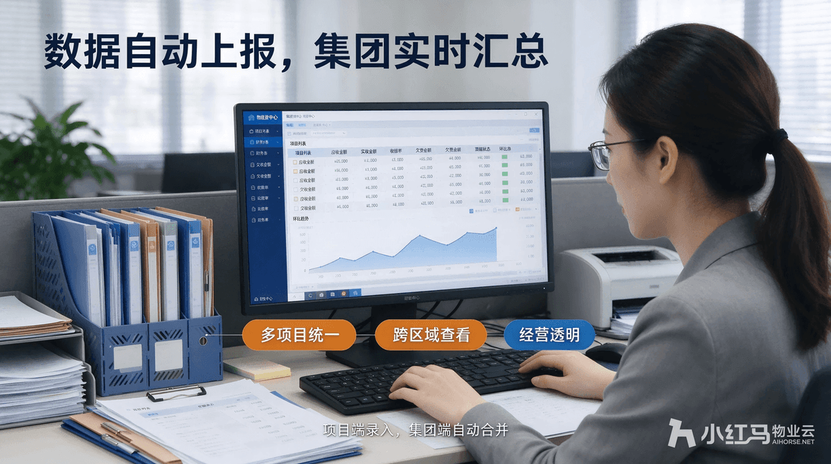 多小区集中管理，物业收费系统实现集团化账务管理