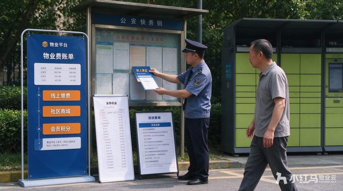 一套智慧社区平台，如何同时搞定物业费催收 + 社区增值变现