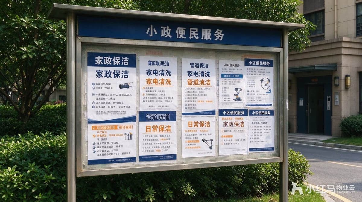 不用囤货、不用招人，物业靠家政便民服务轻资产增收