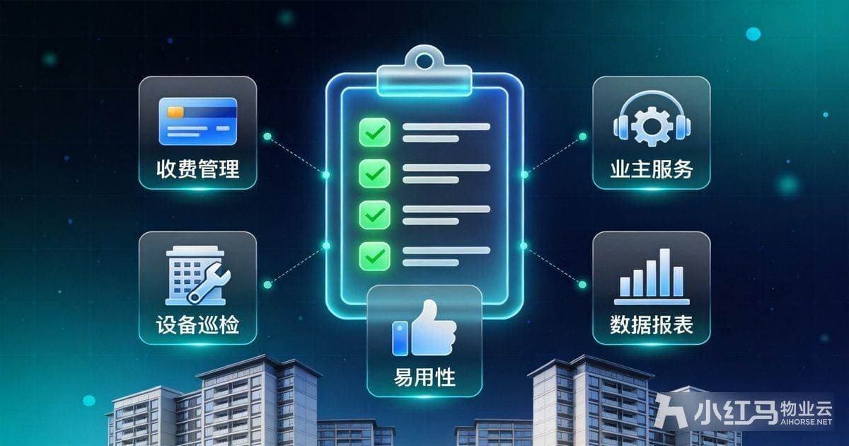 物业管理软件怎么选？别被销售忽悠，记住这5个硬指标就够了