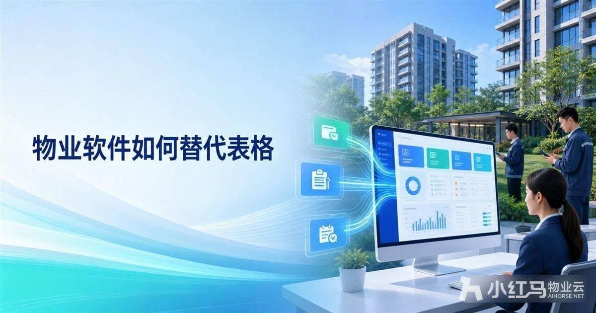 物业软件如何替代Excel？