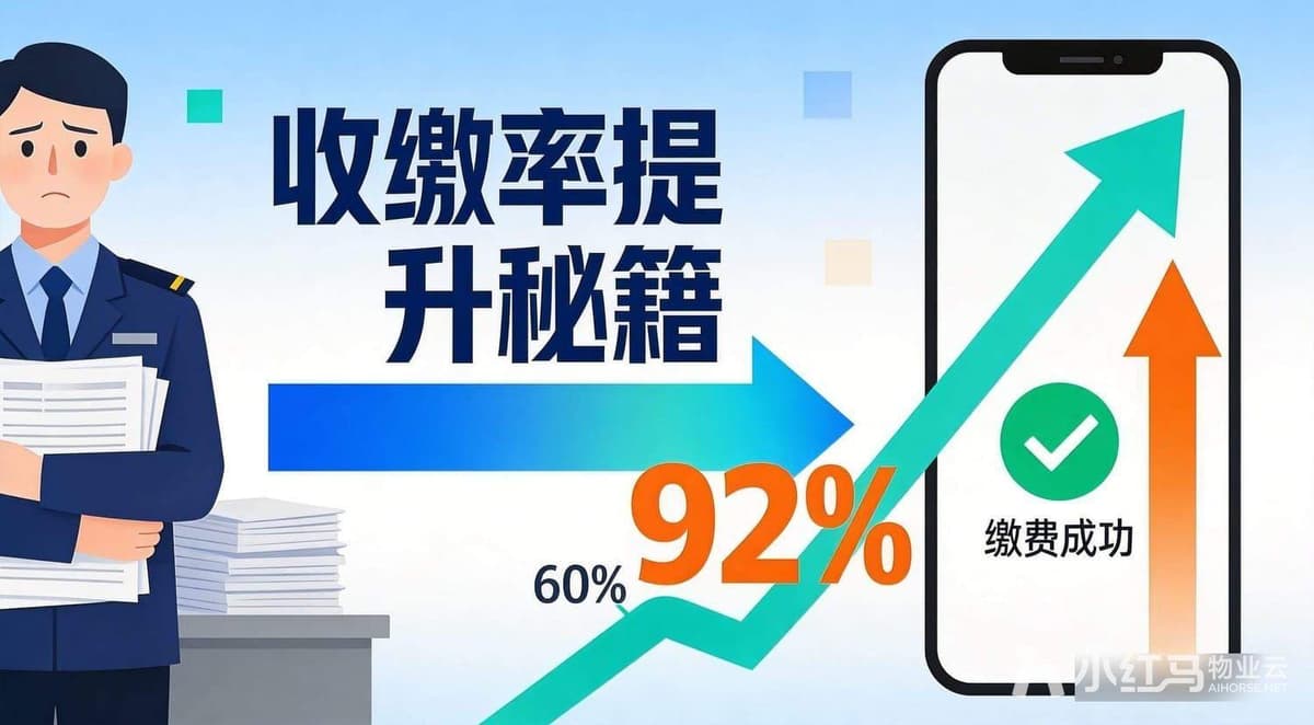物业费收缴率上不去，试试数字化物业管理软件