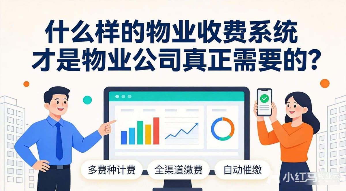 什么样的物业收费系统，才是物业公司真正需要的？