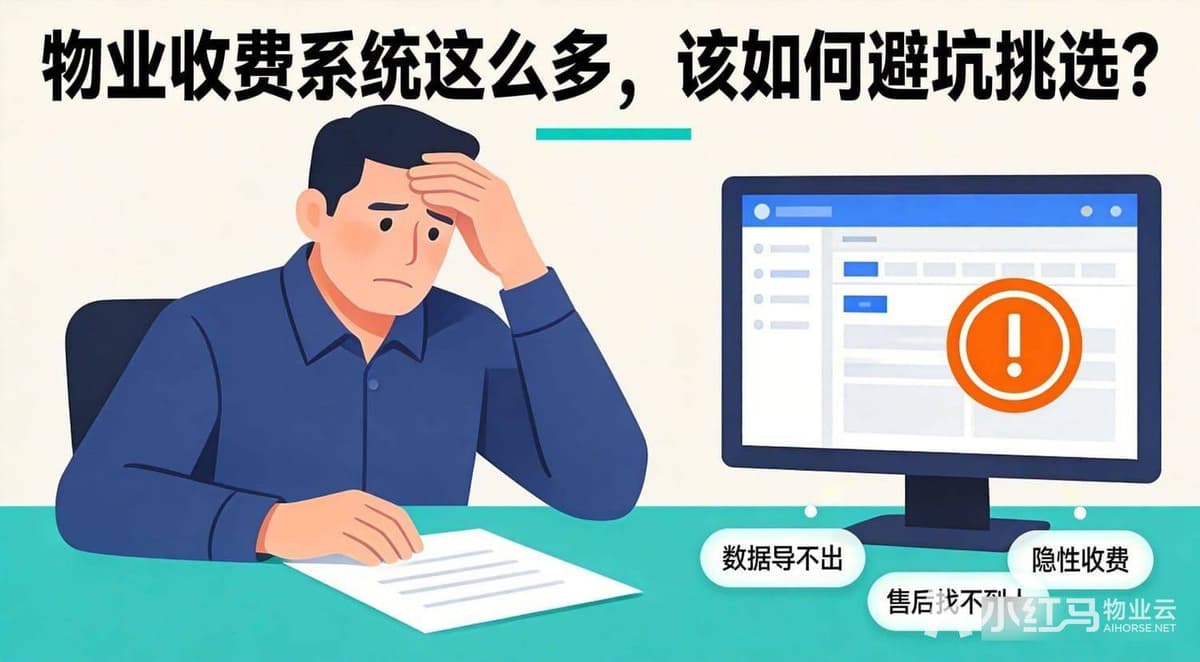 物业收费系统这么多，该如何避坑挑选？