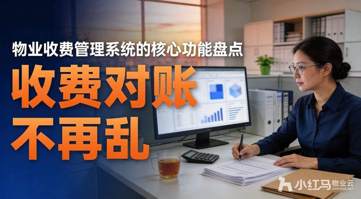 物业收费管理系统的核心功能盘点，收费对账不再乱