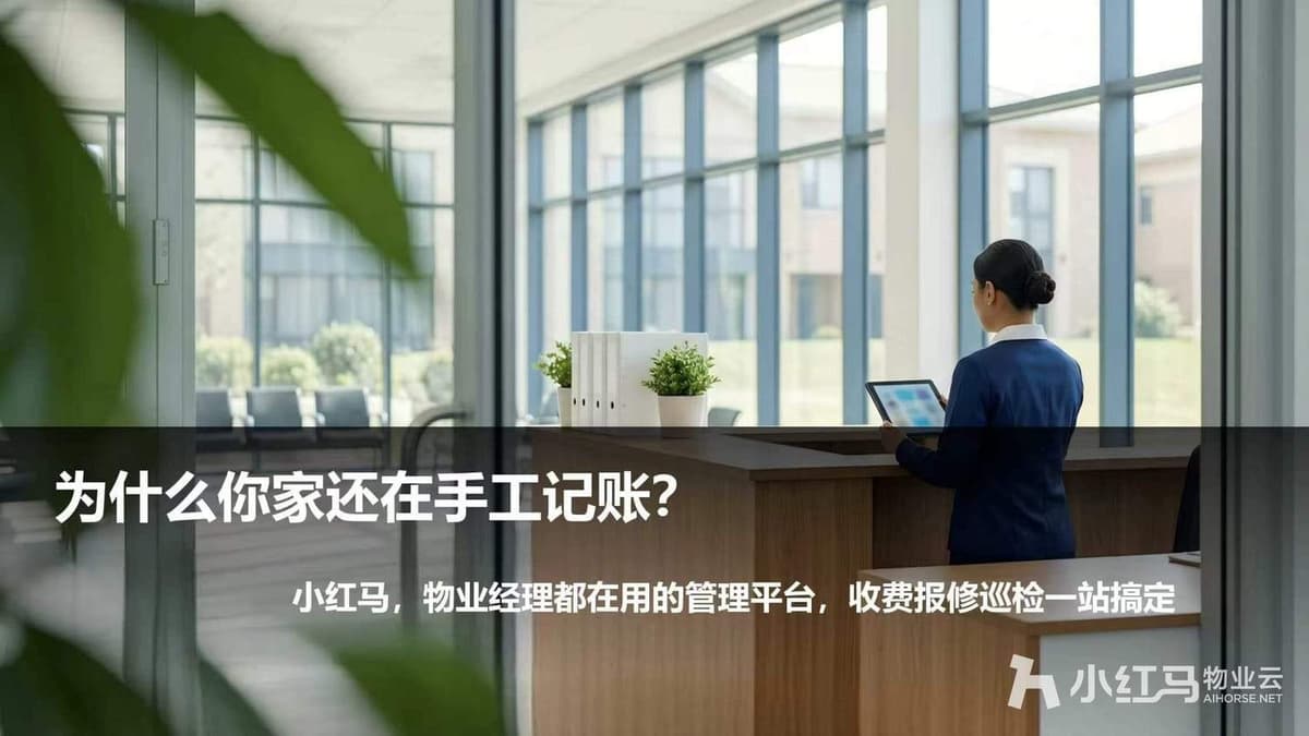 为什么你家还在手工记账？物业经理都在用管理平台