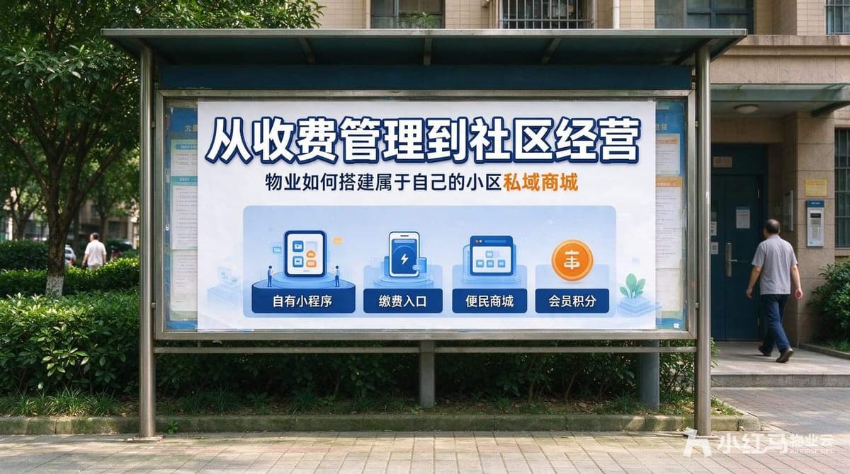 从收费管理到社区经营：物业如何搭建属于自己的小区私域商城