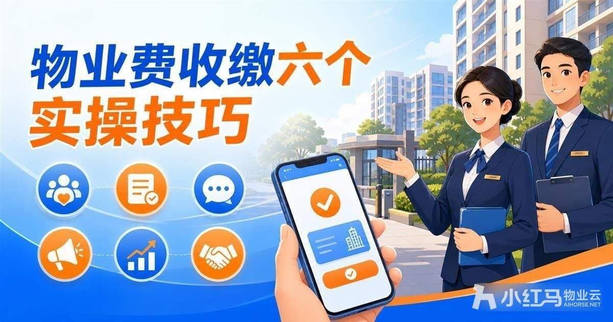 物业费怎么收又快又稳?6个实操技巧