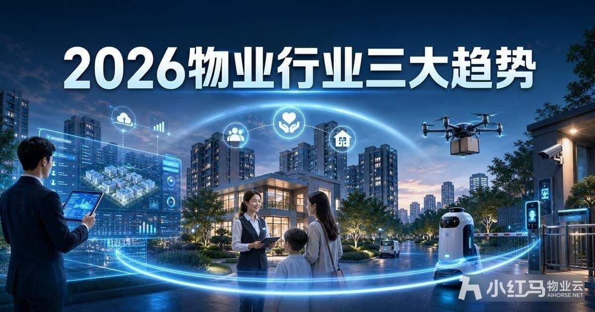 2026物业行业三大趋势：数字化、社区商业与AI