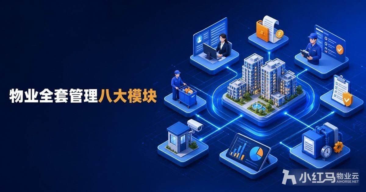 物业公司全套管理系统怎么搭？八大模块