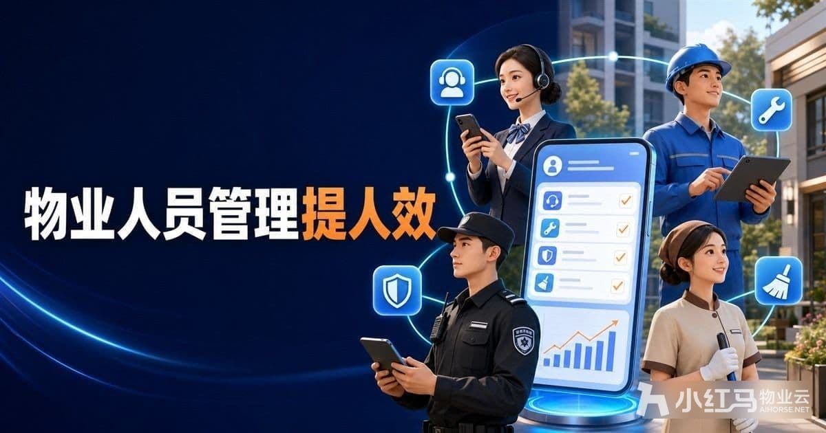 物业人员管理系统如何提升人效？