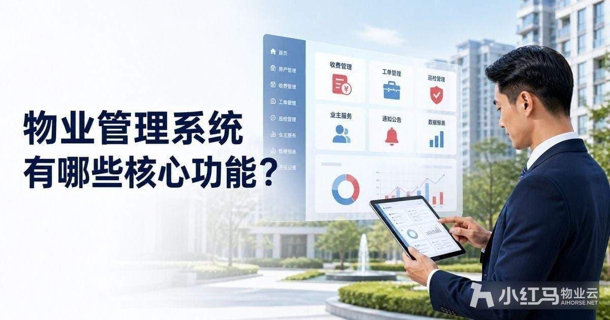 物业管理系统有哪些核心功能？