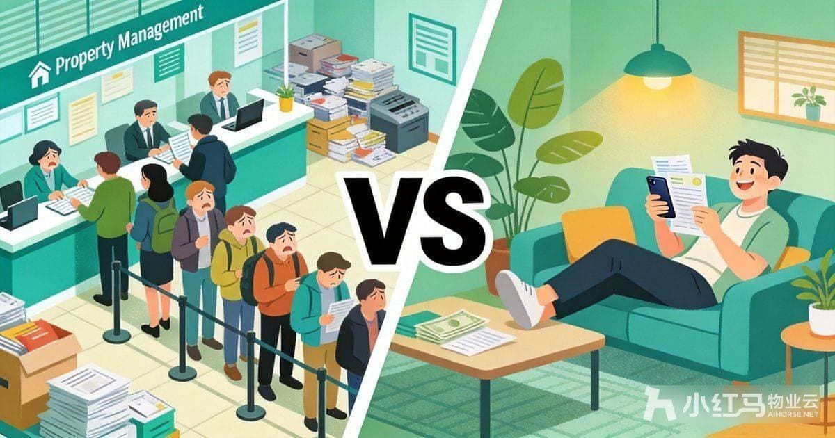 线下排队vs线上缴费对比
