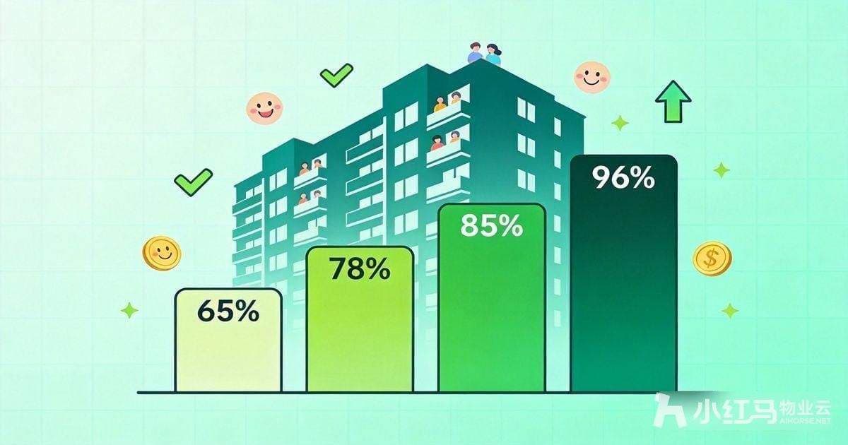 收缴率提升趋势图