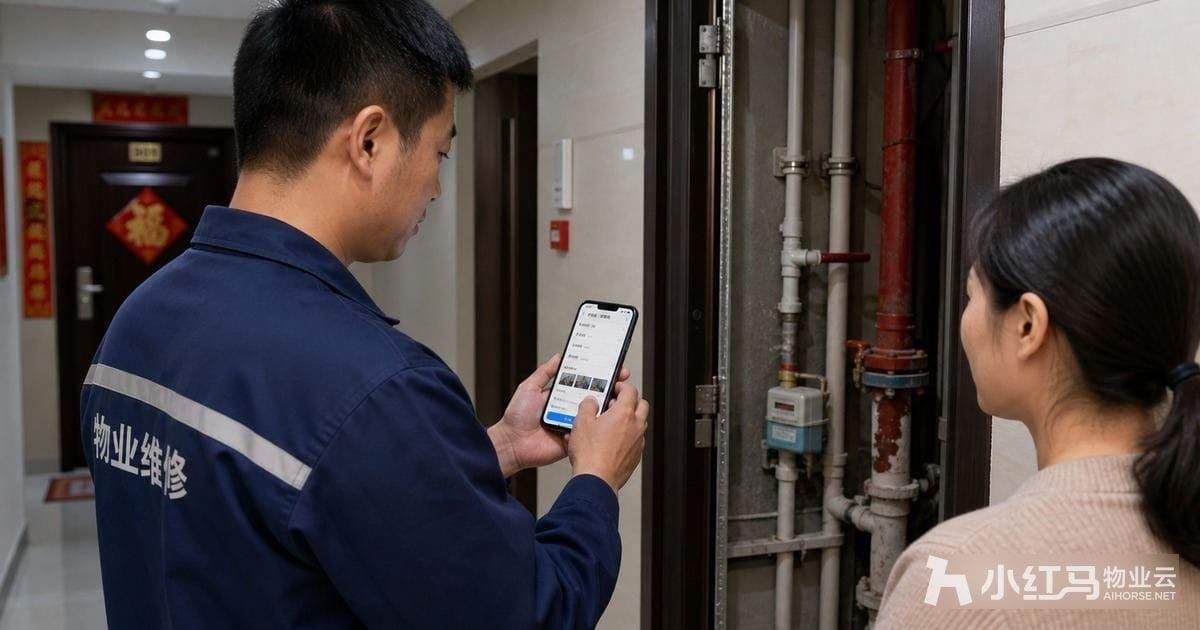 物业维修人员移动端处理工单
