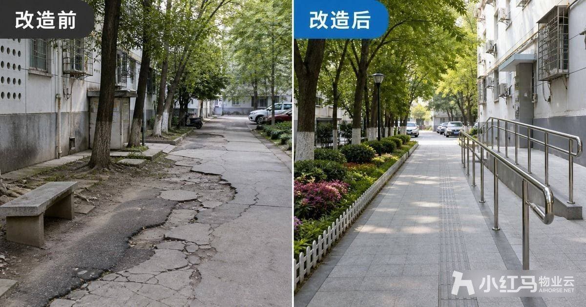 老旧小区品质提升前后对比