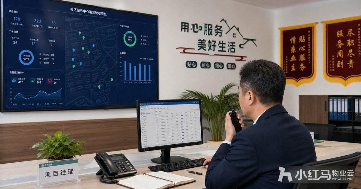 物业项目经理现场调度
