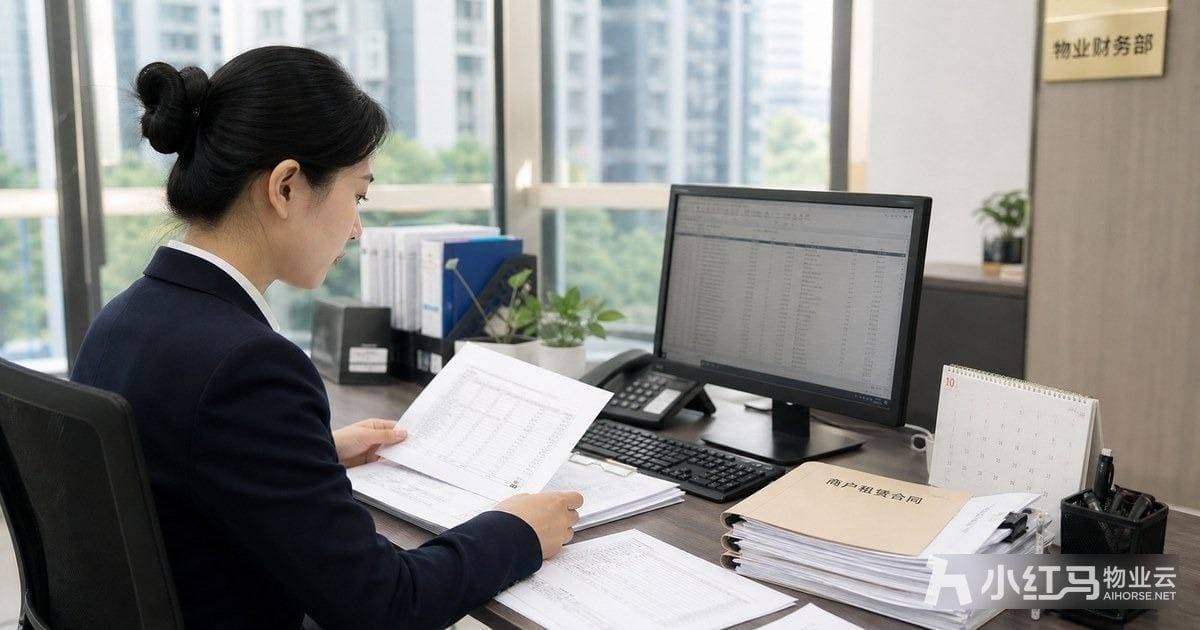 物业多业态收费账单核对
