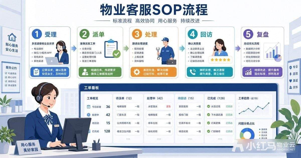 物业客服SOP流程