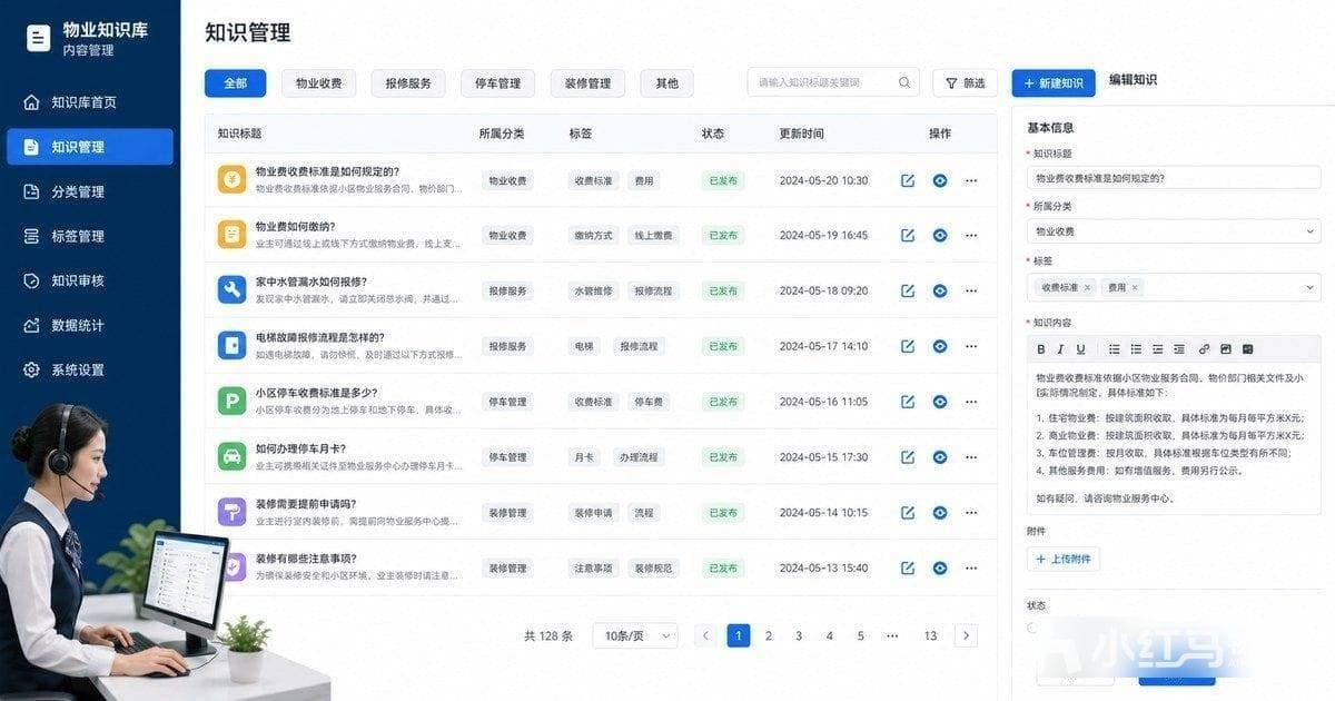 物业知识库内容管理