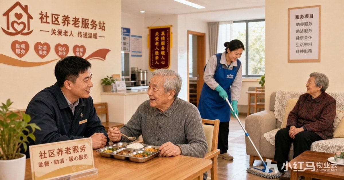 社区养老助餐助洁服务
