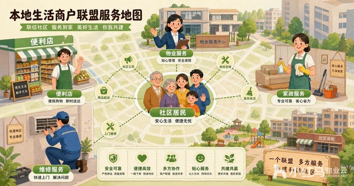 本地生活商户联盟服务地图