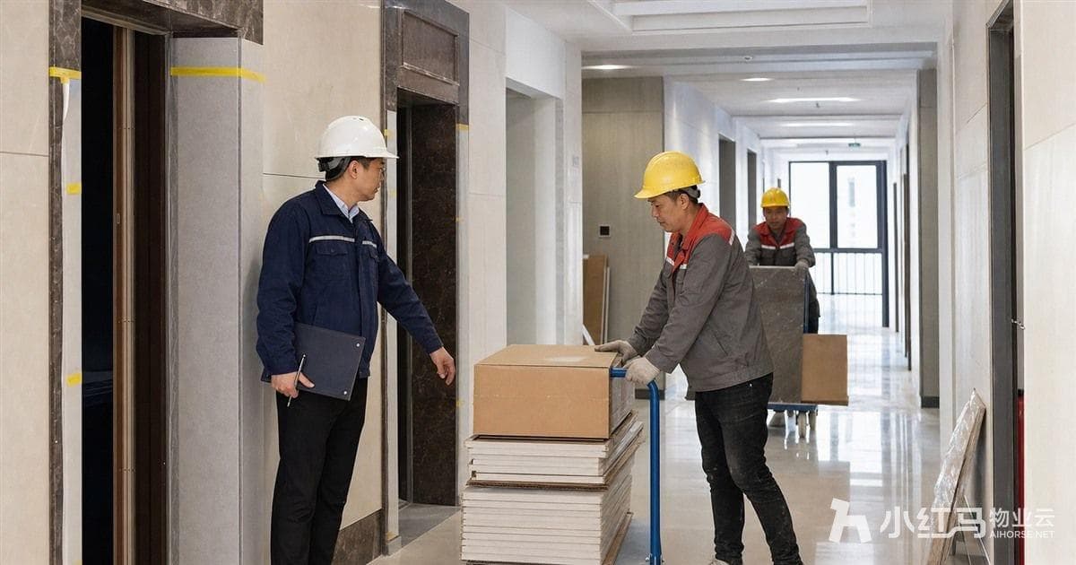 装修材料运输与电梯保护