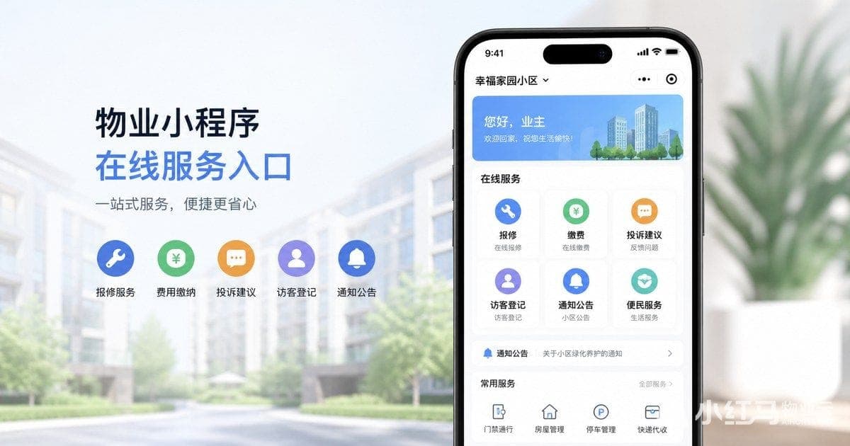 物业小程序在线服务入口