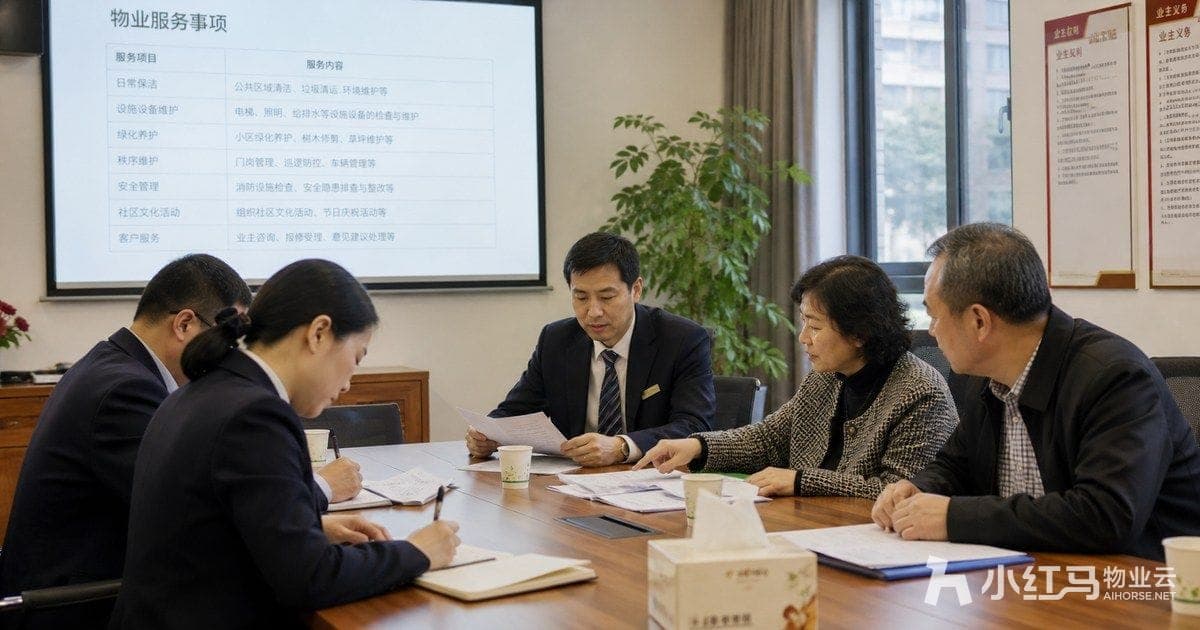 物业与业委会联席沟通