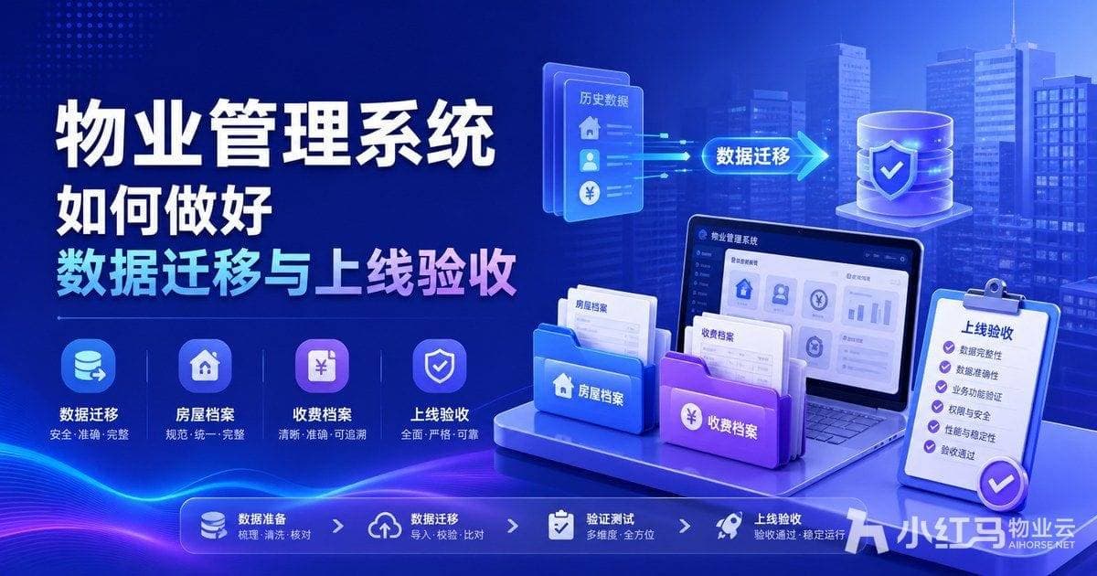物业数据迁移与系统上线