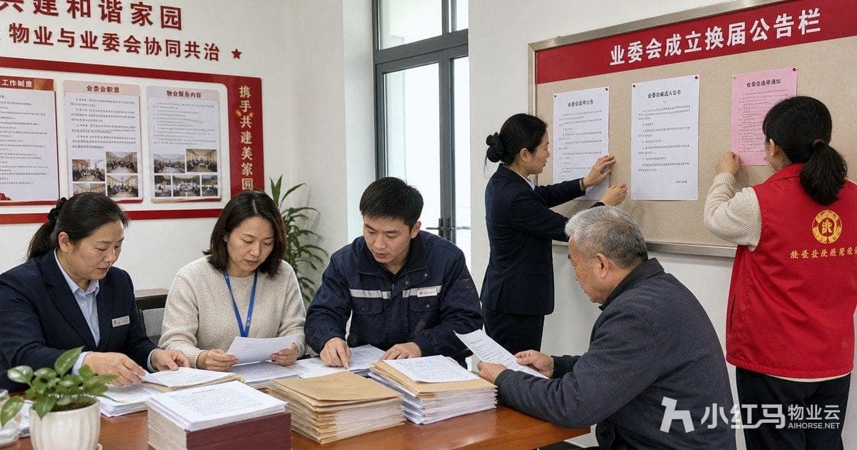 物业与业委会成立换届协同