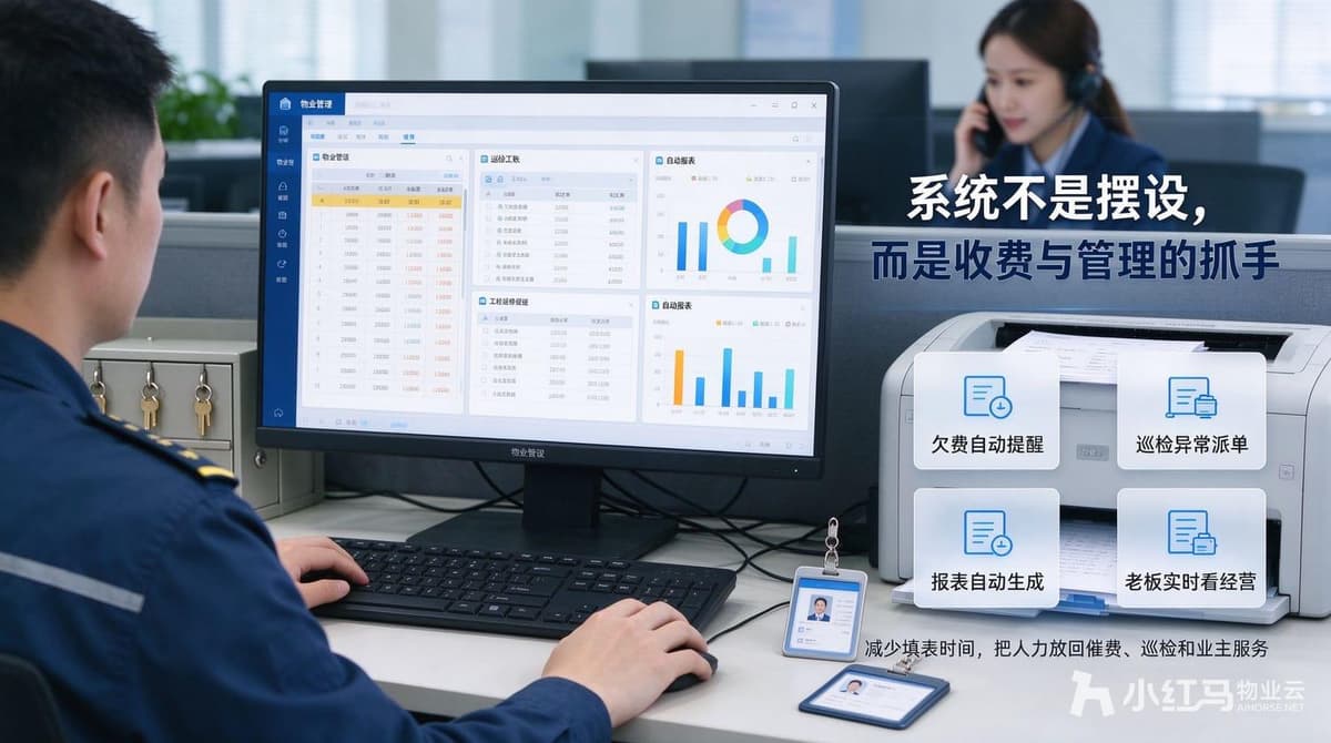 物业经营看板与报表现场
