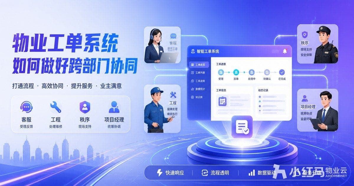 物业跨部门工单协同流程