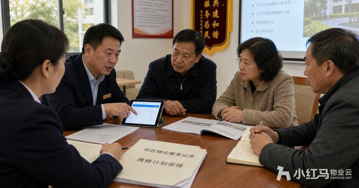 业委会与物业服务事项跟进