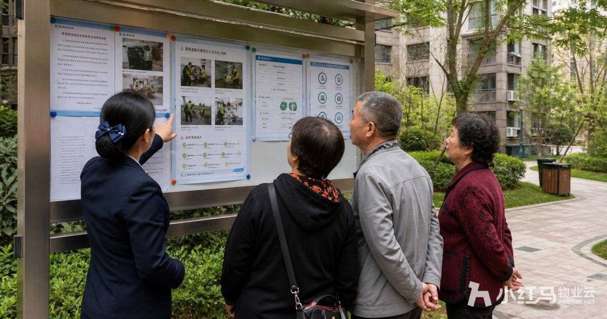 小区物业管理系统信息公开