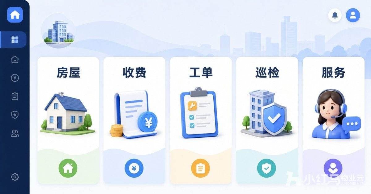物业管理系统核心模块关系