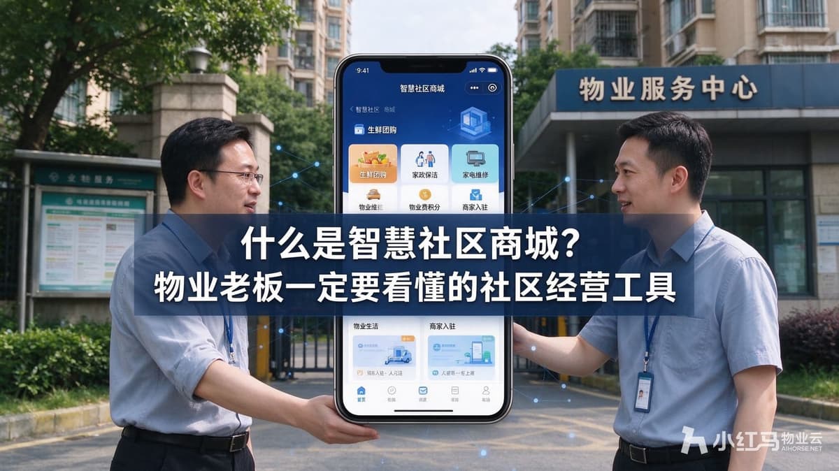 什么是智慧社区商城?物业老板一定要看懂的社区经营工具
