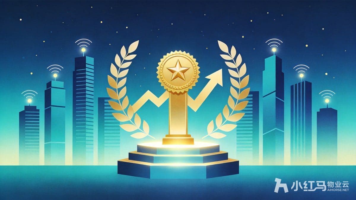 小红马物业云入选2025年度中国物业科技百强
