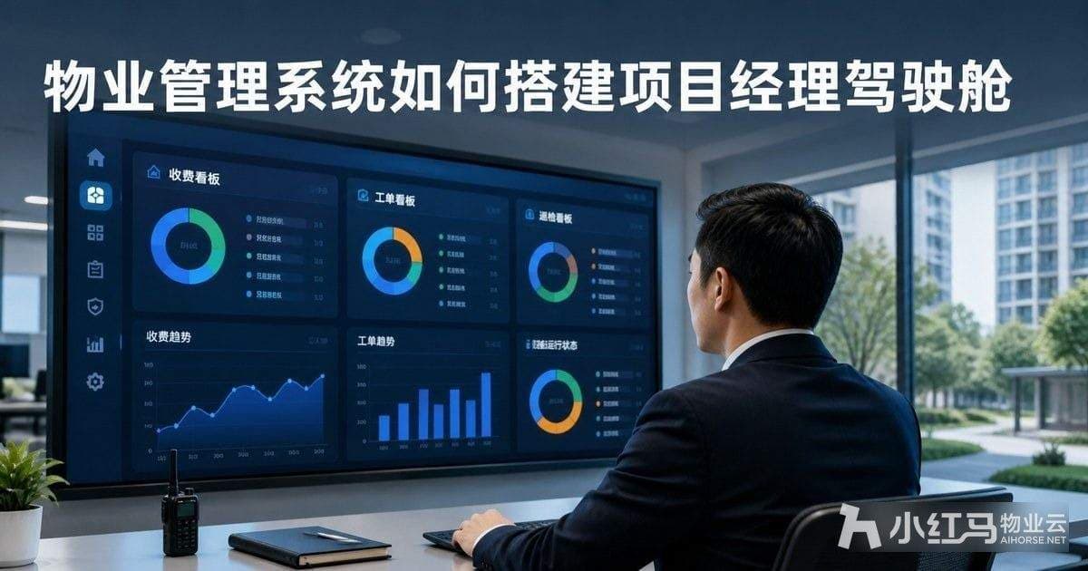 物业管理系统如何搭建项目经理驾驶舱?