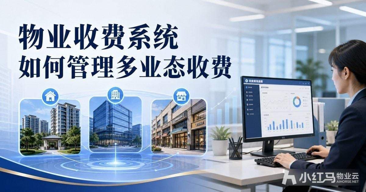 物业收费系统如何管理多业态收费?