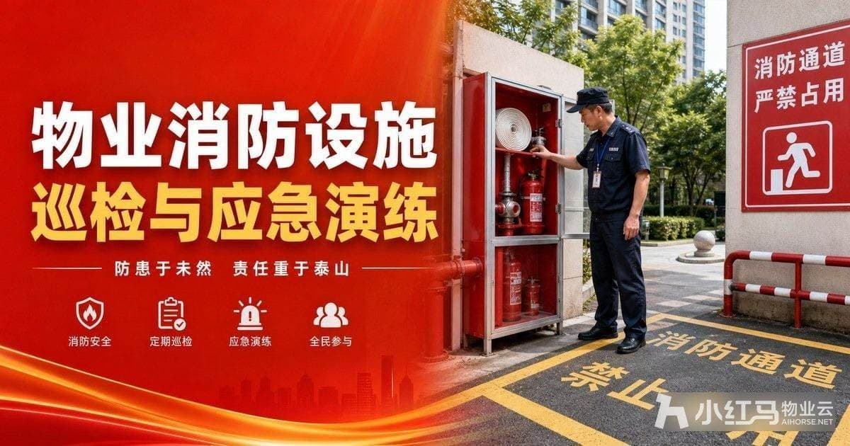 物业消防设施巡检与应急演练怎么做?