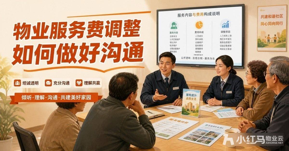 物业服务费调整如何做好沟通?