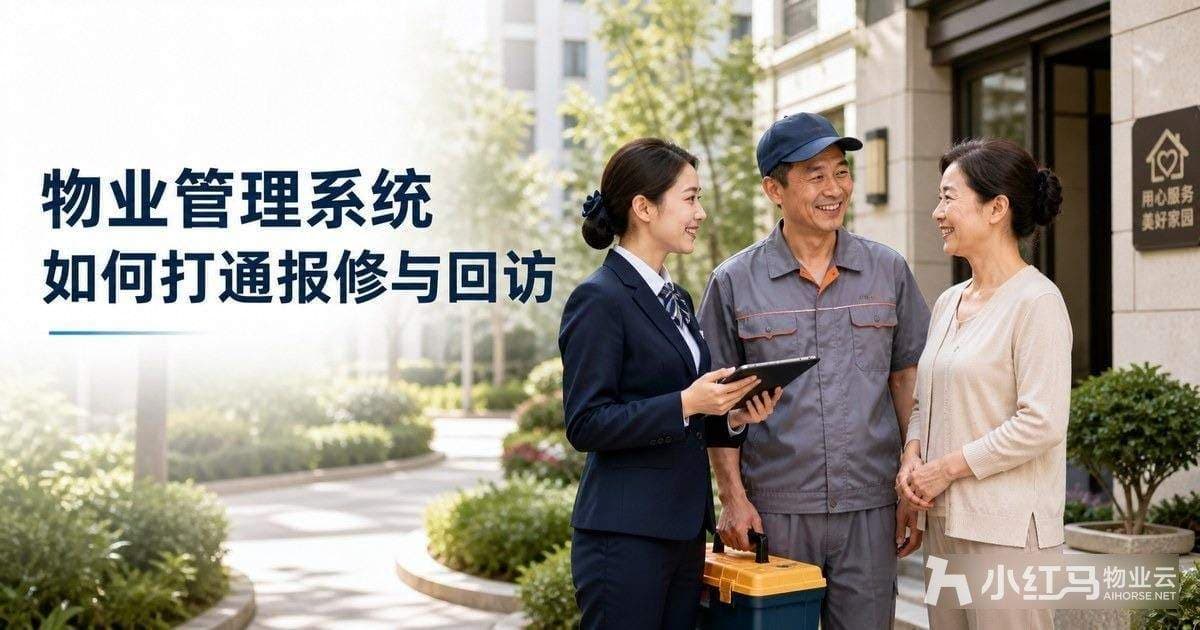 物业管理系统如何打通报修与回访?