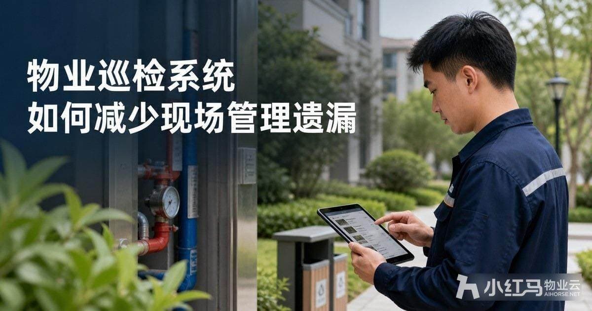 物业巡检系统如何减少现场管理遗漏?