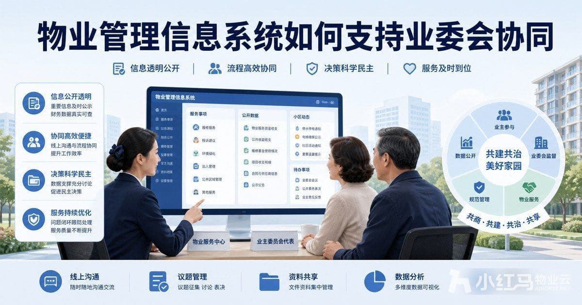 物业管理信息系统如何支持业委会协同:资料与事项留痕