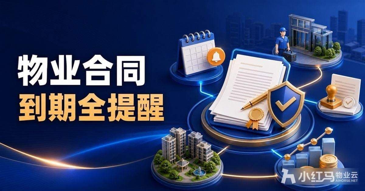 物业合同管理系统:到期履约全提醒