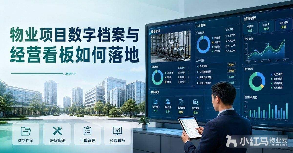 物业项目数字档案与经营看板如何落地:系统建设重点